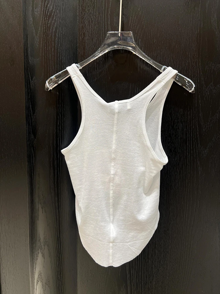 بلوزة أنيقة بيضاء بحمالات للنساء لصيف جميل جديد Sle بسيط ياباني Sle صغير irt أنيق وSli #3