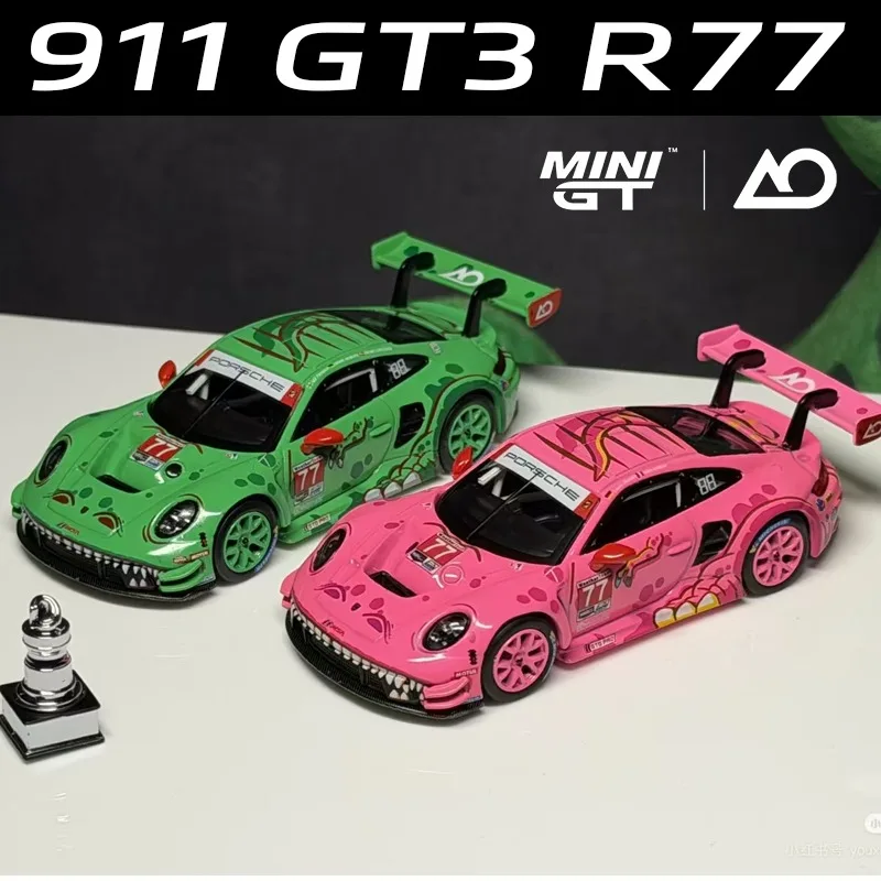 MINIGT X AO Racing 1/64 911 GT3 R77 Champion Dual Car Set 2026 HEC