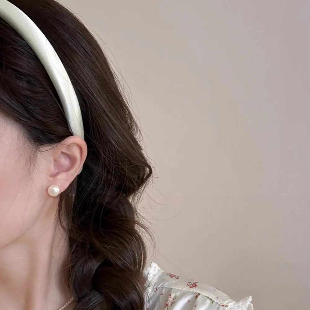 

French Silk Satin Headband Fashion Elegant Ladies Hair Band Korean Spring and Summer Girls Hair Hoop Ornaments Hair Accessories