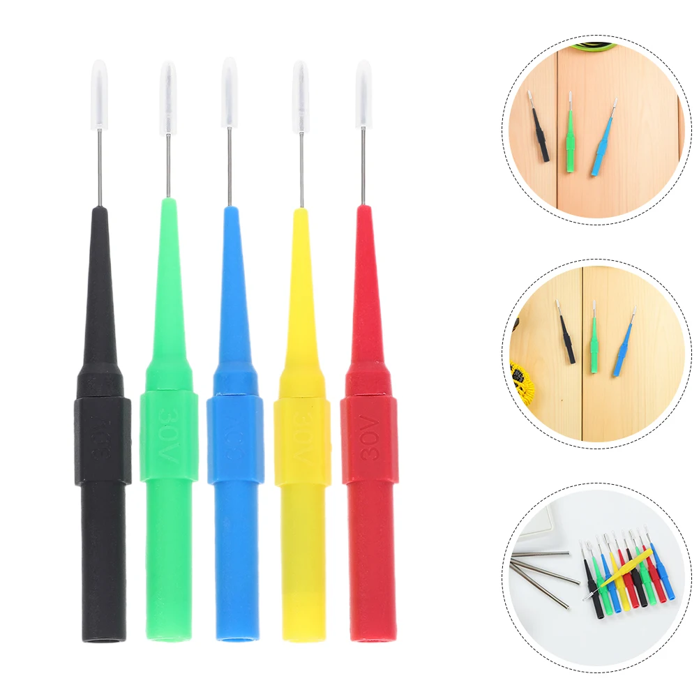 

15pcs Car Circuit Tester 0.7Mm Wire Piercing Probe For Automotive Electrical Repair High-Temperature Multimeter Test Leads Auto