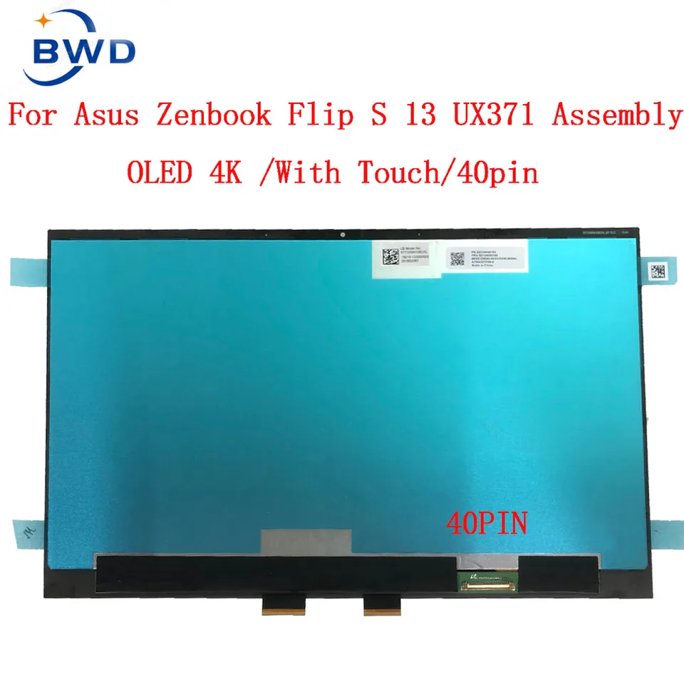 oriignal NEW OLED panel For Asus ZenBook Flip S 13 UX371EA UX371E