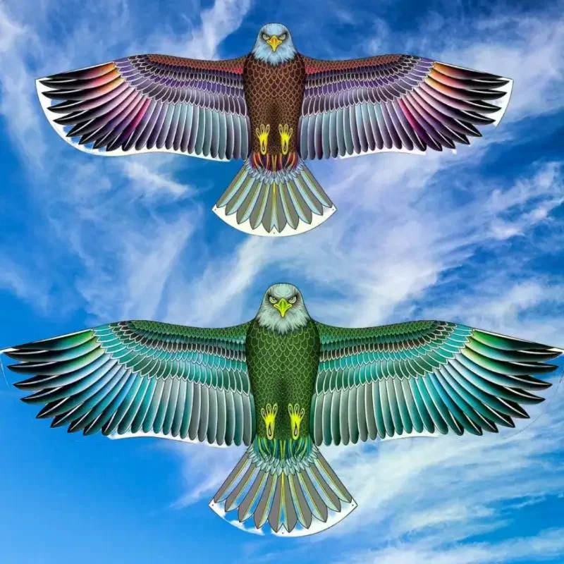 カラフルな鳥よけカイト、庭や庭園用、鷹模様、凧型、飛ぶ鷹カイト、鳥撃退、鳥よけ、鳥撃退装置