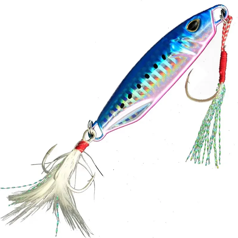 

Clearance Sale Artificial Bait Tackle 30g silvery Lure Bait with hook Fast Sinking Fishing Tackle