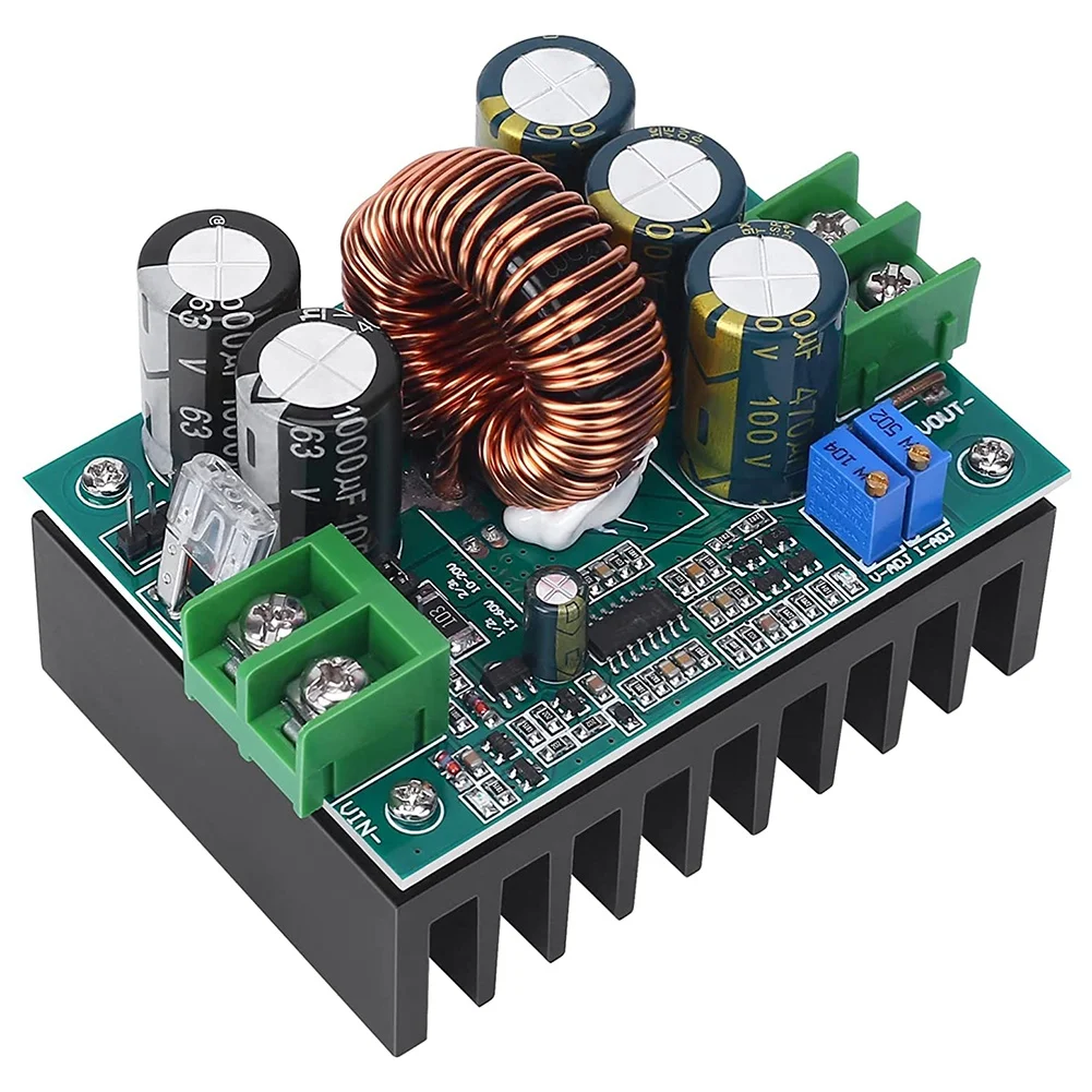 1200W High Power DC to DC Boost Converter, DC 10-36V to 12-80V Boost Module Step-Up Transformer for Electric Vehicles