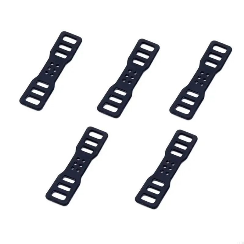 5 عبوات من أشرطة السيليكون المرنة ذات المرونة العالية والأشرطة المقاومة للعوامل الجوية لمختلف الأنشطة الخارجية