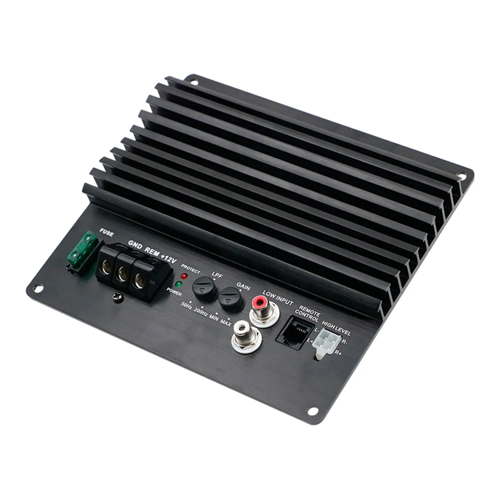Audio Amplifier Easy Installation Compatible 120W DIY Mono Channel Car Audio Automotive Sound System Amplifier Compatibility