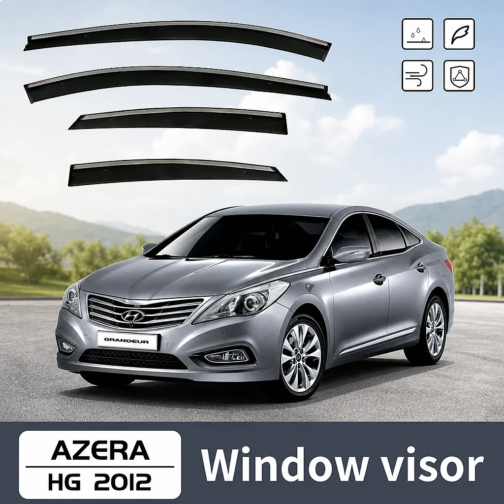

For Hyundai Azera 2012-2016 Car Window Visor Rain Sun Shade Side Windshield Awning Auto Accessories