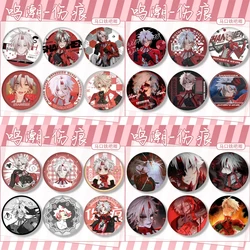 Game Wuthering Waves ScarX Cosplay Costume Badge Pin SPTE Chibi Tinplate Brooch Accessories