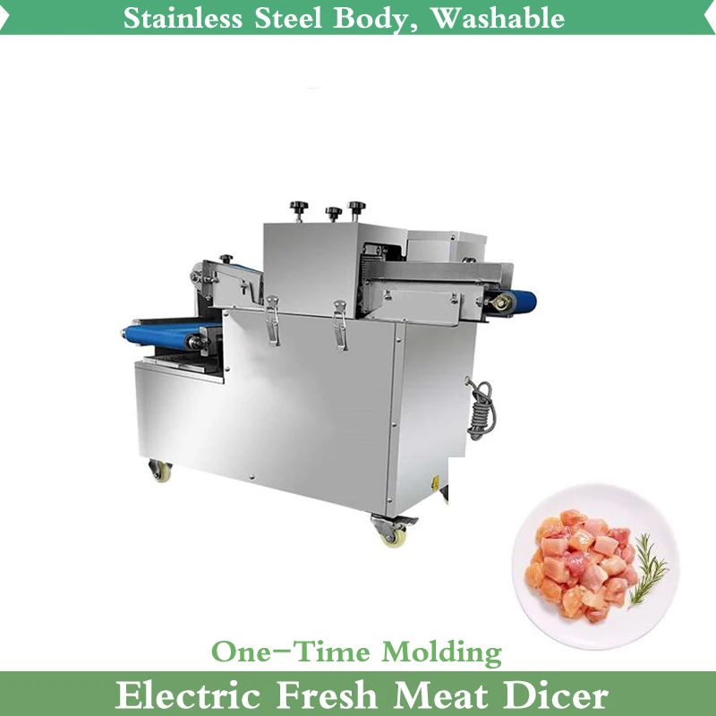 Stainless Steel Meat Cutter, Restaurant Vegetable And Fresh Meat Dicer, One-Time Molding