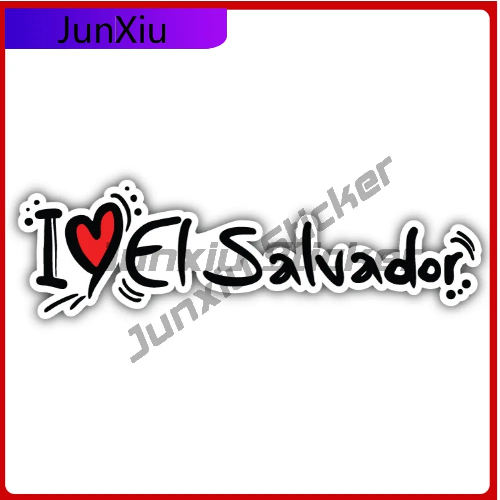 

I Love El Trendy Best Gift Waterproof Aesthetic Laptop Decal Accessory Vinyl Car Window Bumper Auto Exterior Decor