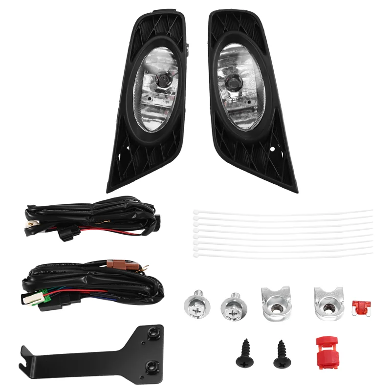 

Fog Light Lamp Assembly With Bulb 1 Set For Honda Odyssey 2008 2009 2010 Car Front Bumper
