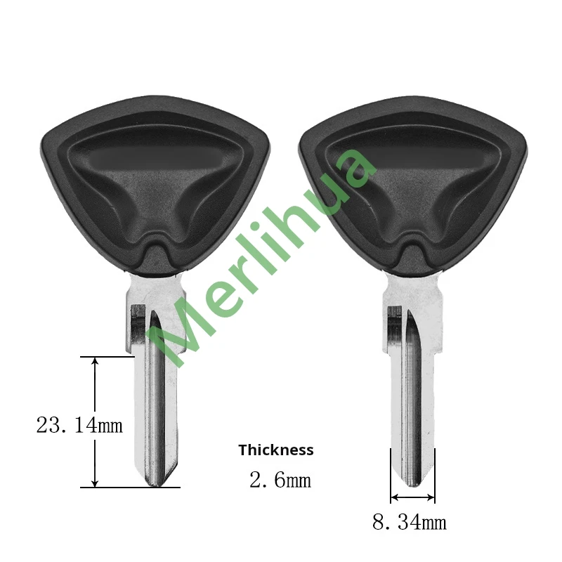 Bombardier motorcycle key, applicable to: Bombardier 1030 three-wheel motorcycle, Spiderman (CAN be placed anti-theft chip).