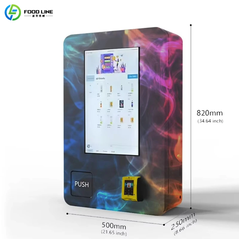 Customized Intelligent Age Check Cigar Vending Machine Facial Recognition Automatic Cigarette Vending Machine for Sale
