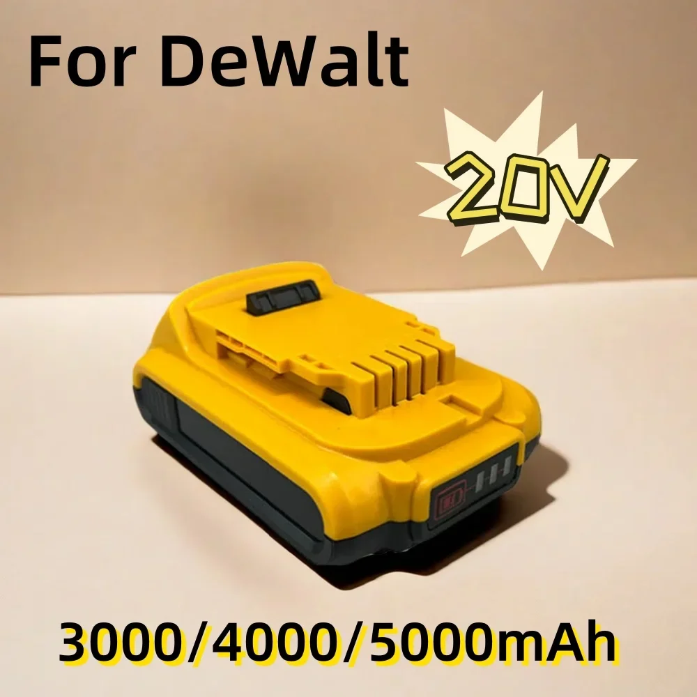 

For DeWalt 20V 3000/4000/5000mAh DCB200 Li-ion Rechargeable Power Tool Battery DCB203 DCB181 DCB180 DCB200 DCB201 DCB201-2 L50