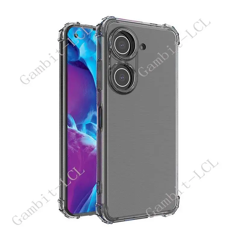 Anti-Falling Case For ASUS Zenfone 9 10 AI2302 AI2202 Soft Silicone TPU Original Shockproof Back Cover ON Zenfone 10 Shell
