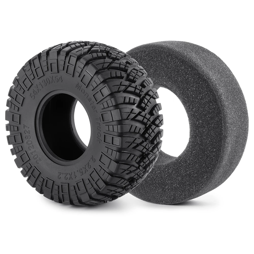 YEAHRUN Rubber Banden 1.9 2.2 inch Wielen Banden voor Axiale SCX10 Wraith TRX4 TRX6 D90 1/10 RC Rock Crawler Auto onderdelen