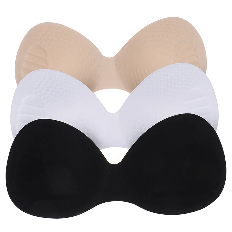 1 par de almohadillas para traje de baño de diseño ajustado para mujer, sujetador potenciador de pecho, Bikini de realce, inserciones acolchadas, almohadilla Invisible para el pecho