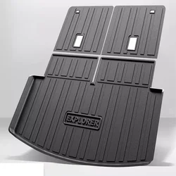 2023 rear trunk Cargo mat For Ford Explorer 2022 2021 2020 2019 2018 2013 2014 2015 2016 2017 Boot Liner Tray Mat accessories