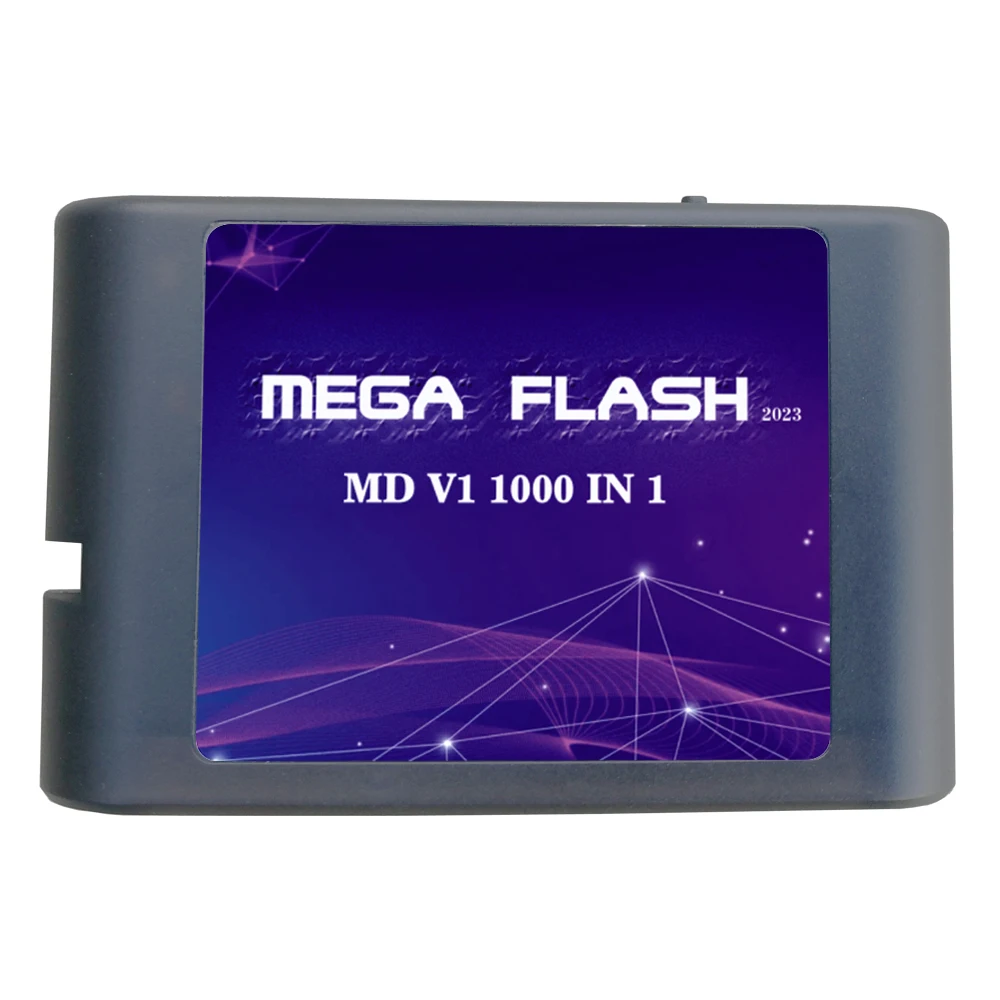 2024 new mega drive 2 generation MD game cassette 1000 in 1 supports mega drive game consoles and supports ever drive series