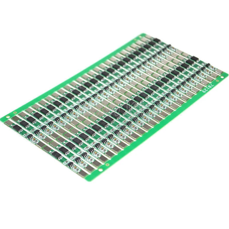 10 sztuk 1S 3.7V 3A Li-ion BMS PCM tablica zabezpieczająca baterię Pcm dla 18650 litowo-jonowy akumulator Li