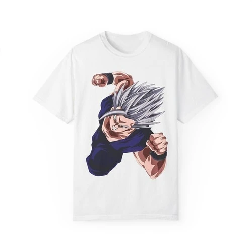 Dragon New T-Shirt Gohan Krachtige Paarse Lijntekening Dezelfde hoogwaardige puur katoenen top voor dames en heren