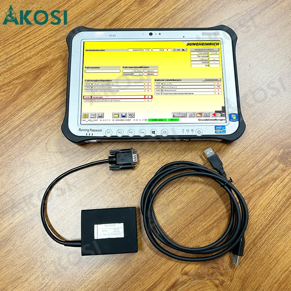 

FZ G1 tablet+Jungheinrich ForkLifts ET Parts judit SH Judit 4 Diagnostic 4.36 forklift software judit Jungheinrich forklift tool