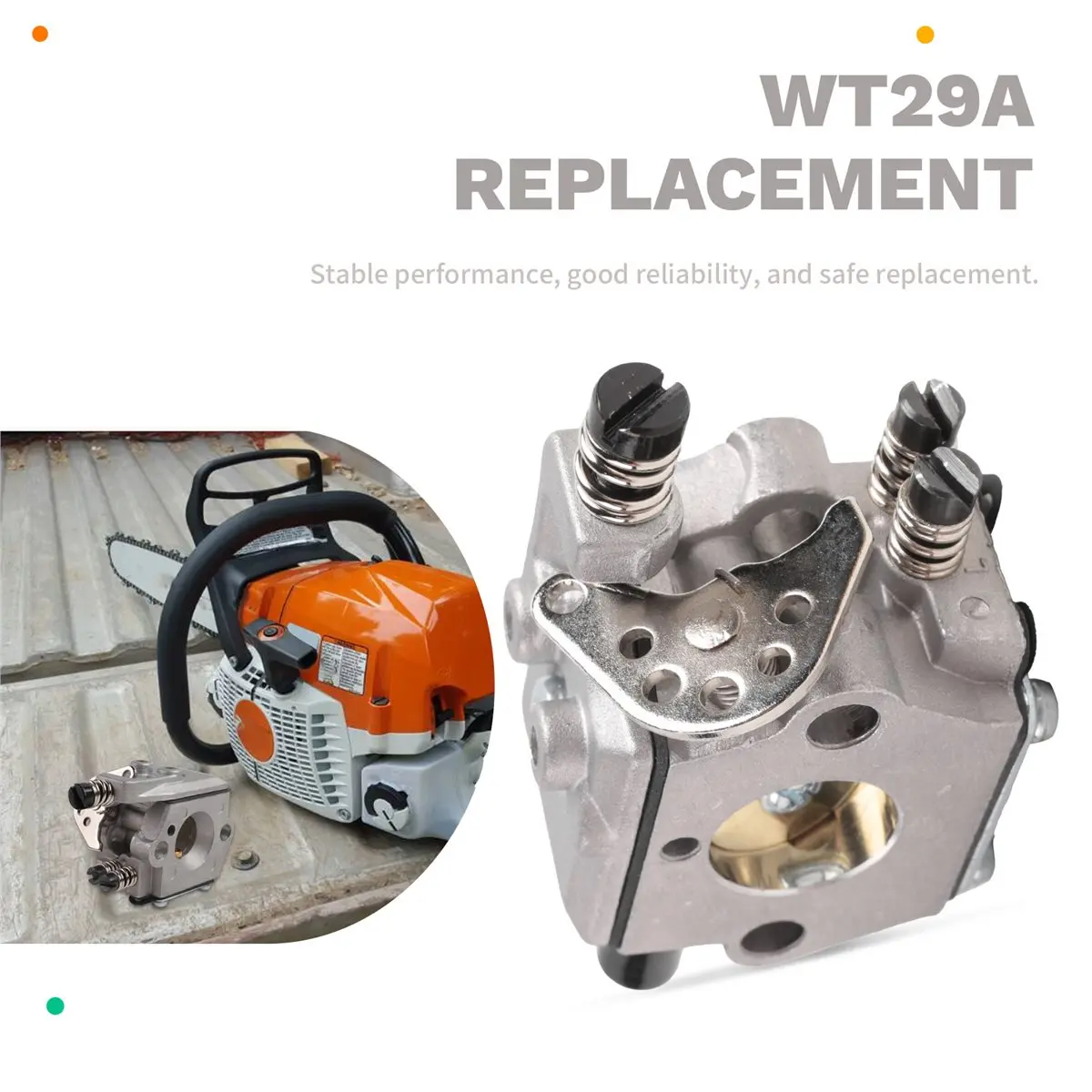 DT81 For Chainsaw Carburetor WT29a Replacement for Models 009 010 011 & 012 Quick Installation and Reliable Performance