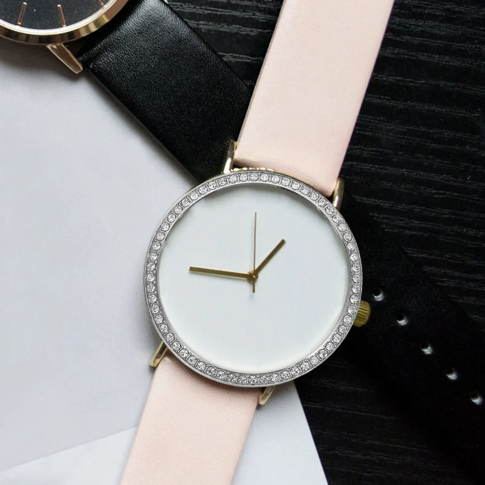 

Alloy Diamond Bezel Ring Compatible with Galaxy Watch 46Mm Silver Scratch Resistant Collision Protector Stylish Smart Watch