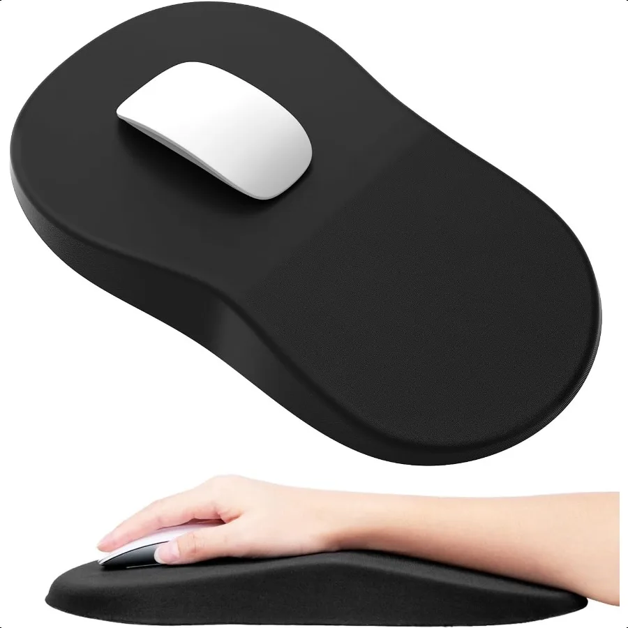 

Ergonomic Mouse Pad Wrist portPain Relief Mouse Pad with Wrist Rest Entire Memory Foam Mouse Pad with NonSlip PU Base Comfortab