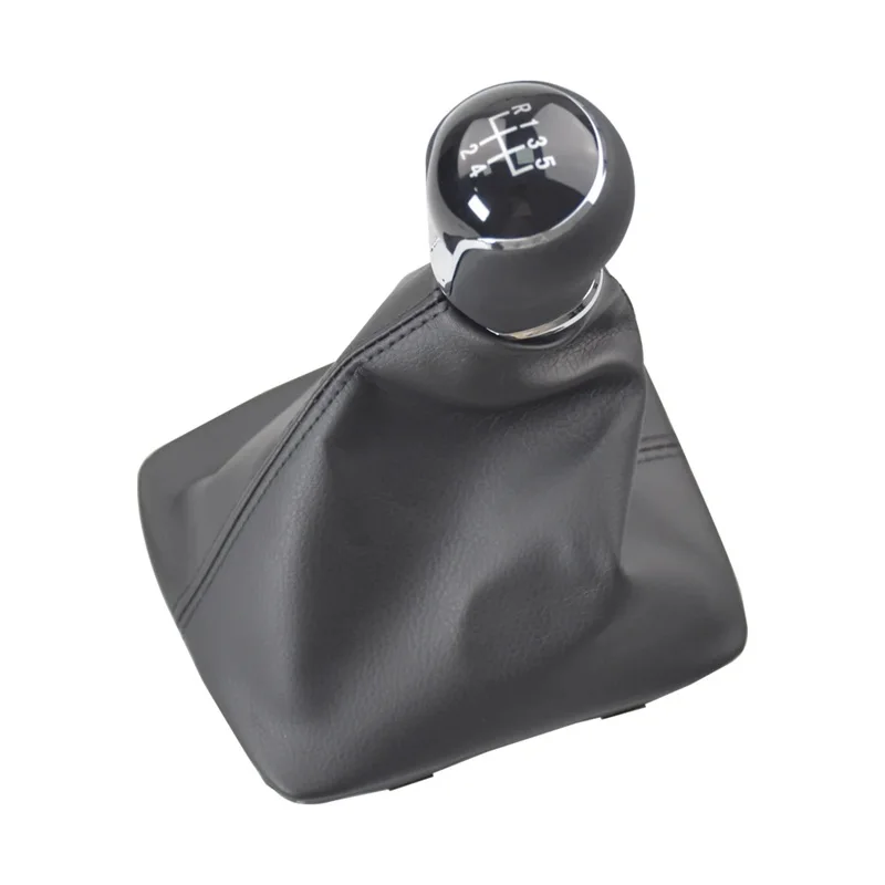5/6 Speed Gear Stick Shift Knob Level Leather Boot for Seat Leon Mk3 V 2017-2020