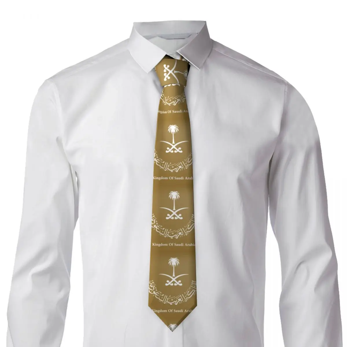 Kingdom Of Saudi Arabia Tie For Men Women Necktie Tie Clothing Accessories