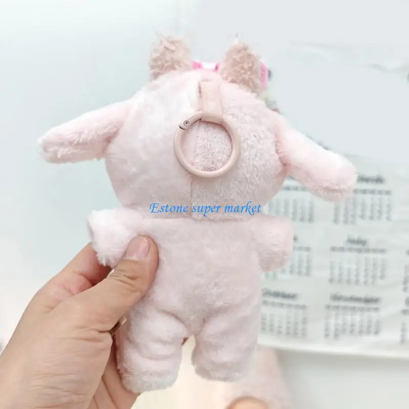 090B Doll Outfit Anime Costume Furry Plush Romper For 17Cm Figure Plush Doll Display