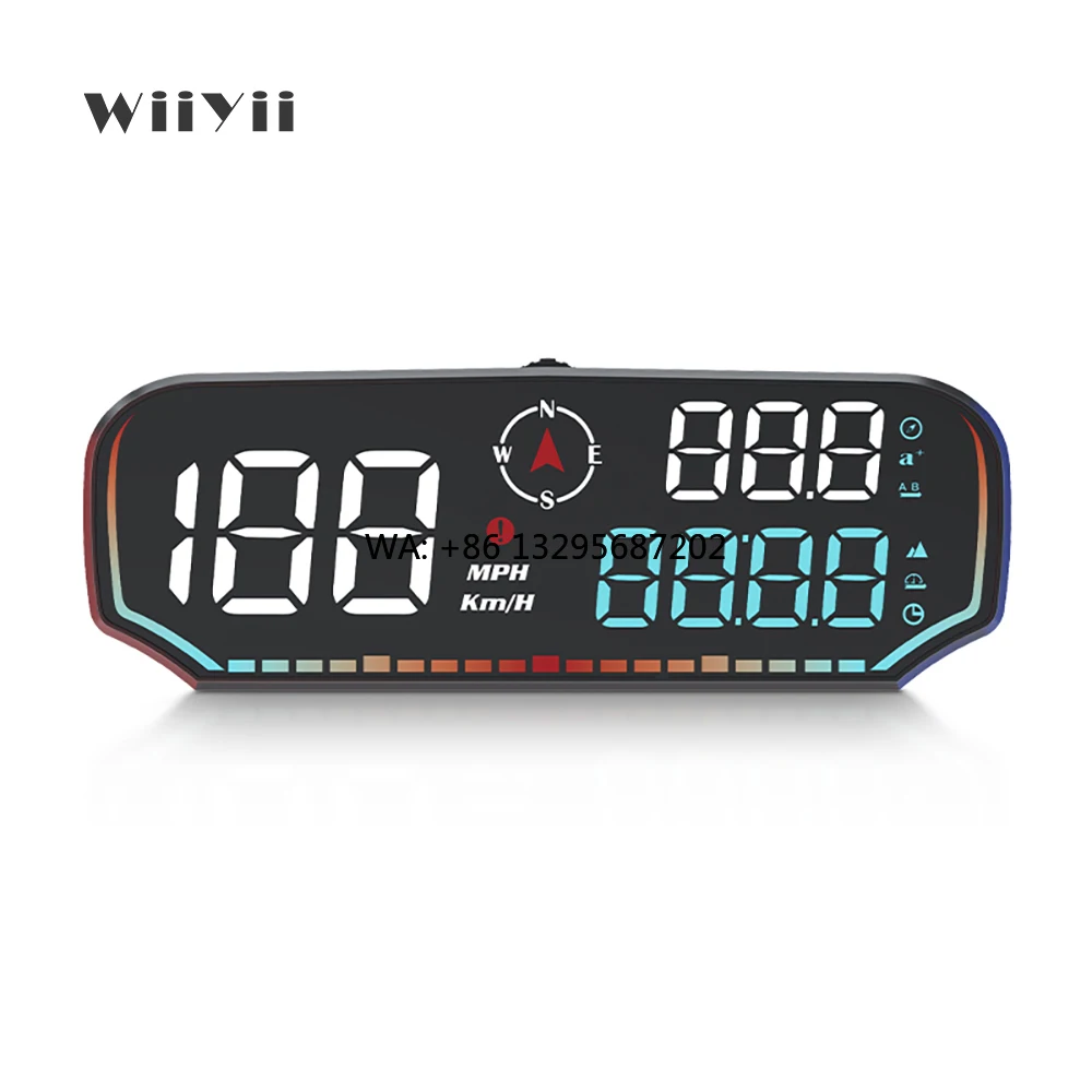

Car HUD Display G14 Smart Digital GPS Speedometer Head up Display Car Accessories for All Car
