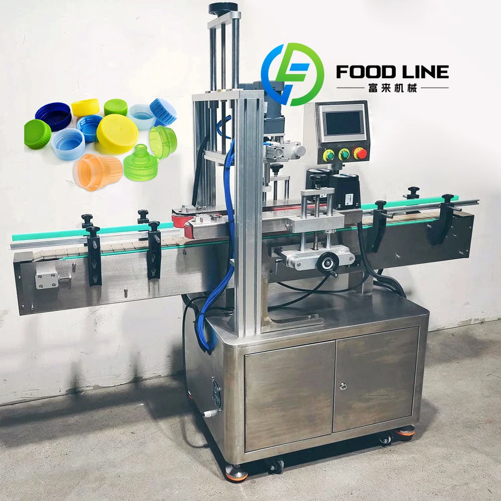 

New Style Automatic Can Jar Capping Machine Cap Plastic Capper Rotary Bottles Pvc Bottle Capping Machine Electric Provided