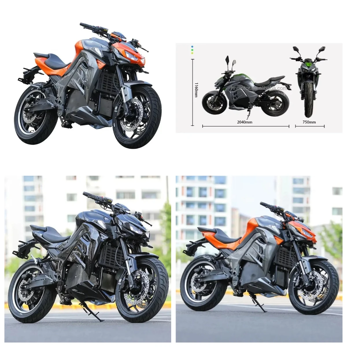 Zuimi 2025 China Factory Z1000 دراجات نارية سكوتر كهربائية ذات سرعة عالية ونطاق طويل