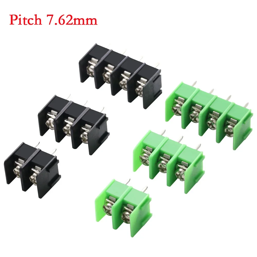 7.62mm 8.5mm 10.0mm Pitch KF7.62 KF8500 KF1000 2in 3in 4Pin Screw Terminal Block Connector PCB Terminal Block Connectors