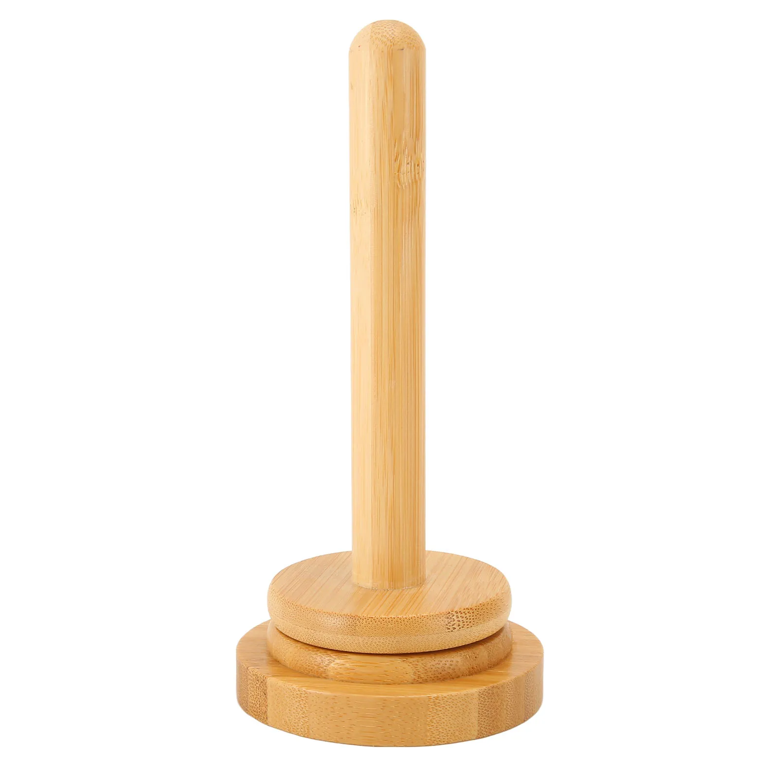 Wooden Yarn Holder Simple Elegant Smoothing Easy  Stable Base Light  Yarn Spindle Holder Detachable for Craft