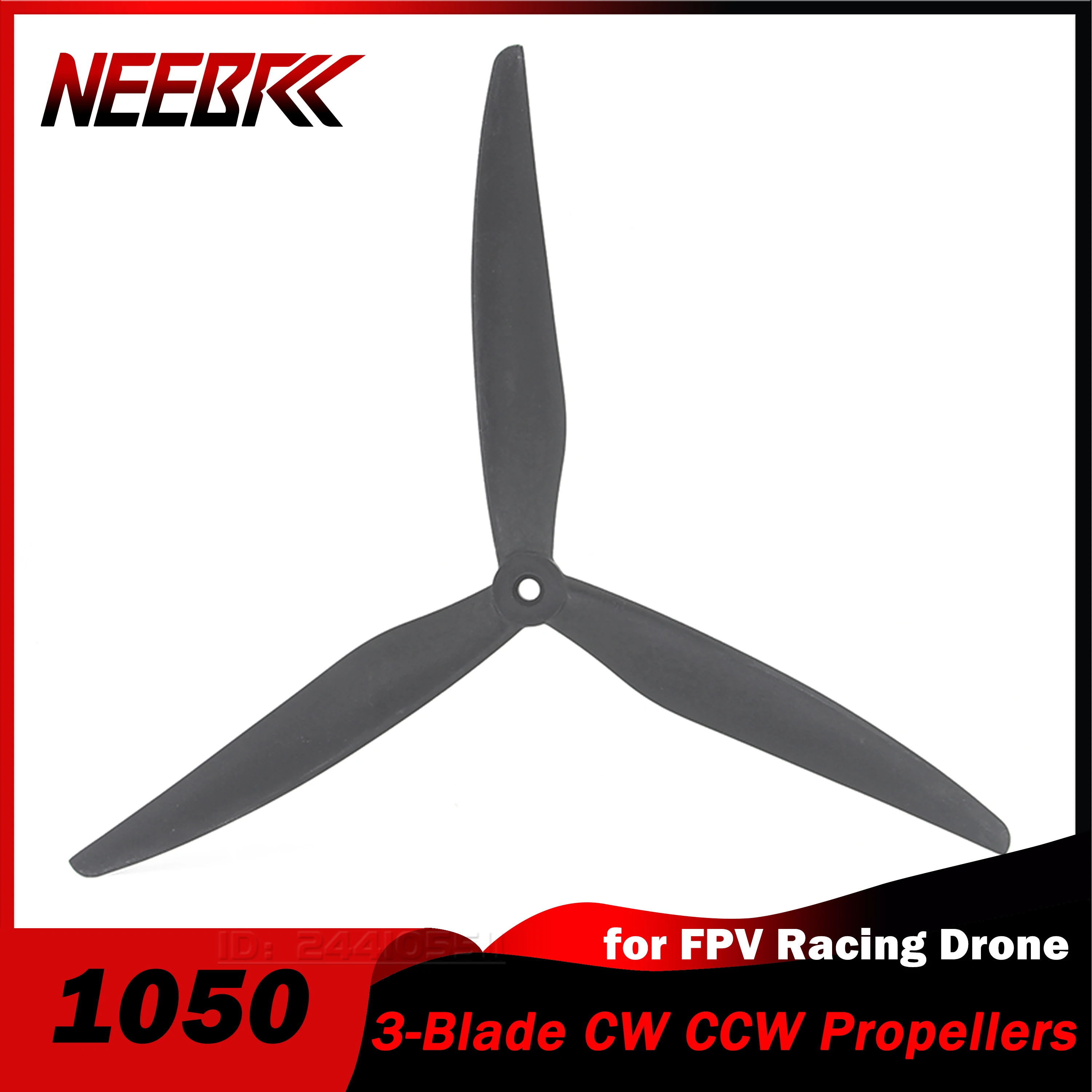 4/8pcs NEEBRC 1050 10X5X3 3-Blade CW&CCW FPV Racing Drone Propeller for Multirotor 10inch Cinelifter MarcoQuad Airplane Part Toy