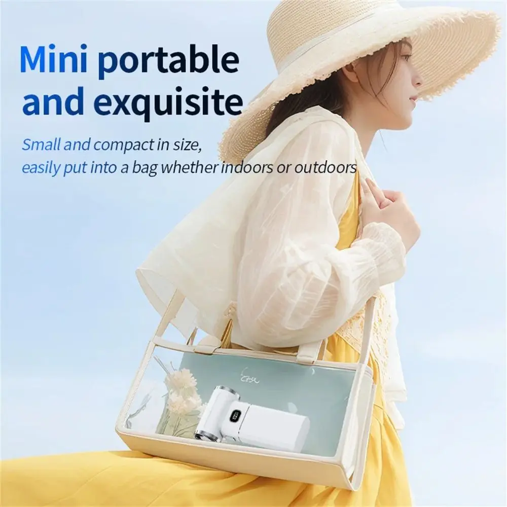 130000 RPM Powerful Dust Blower Brushless Motor with LED Light Handheld Turbo Violent Fan Rechargeable 6 Speed Adjustable