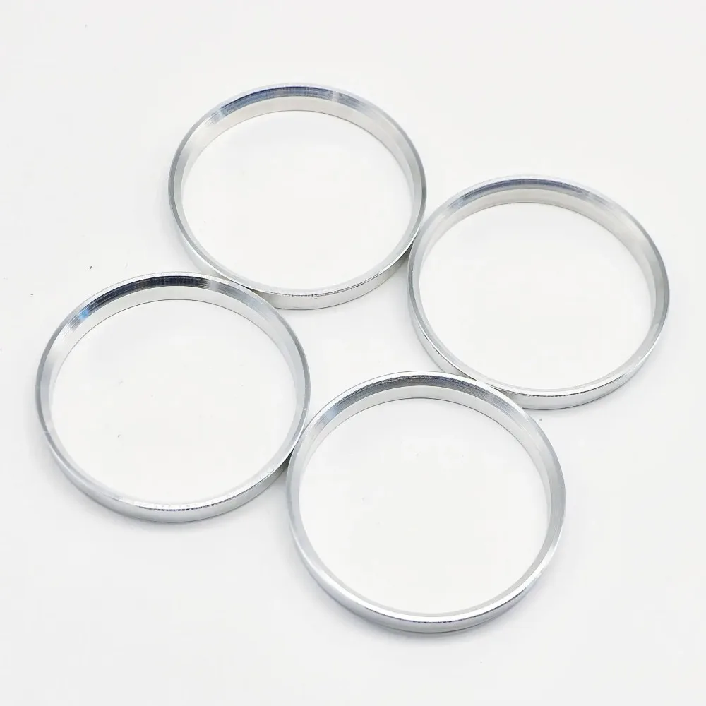 حلقات مركزية مركزية من الألومنيوم ، تجويف عجلة ، ID ، من أجل our ، OD ، 4 من من من الألومنيوم