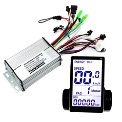 Greentime 36V 48V 350W DC Không Chổi Than Điều Khiển Động Cơ Ebike Điều Khiển + M5 Màn Hình LCD Hiển Thị Một Bộ