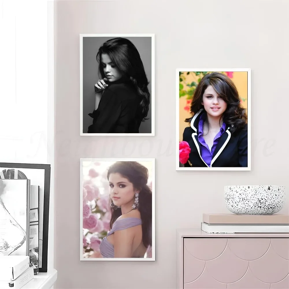 Popular Pop Singer-Selena Gomez Poster Wall Art Home Decor Room Decor Digital Painting Living Room Restaurant Kitchen Art