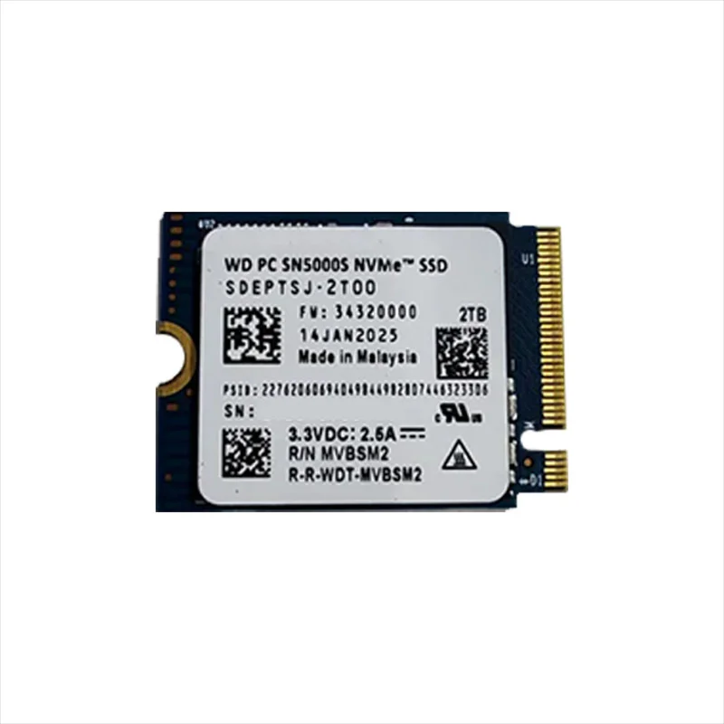 新品未開封 WD SN5000s 2230 2TB NVMe SSD Gen4 Western Digital WD SN5000s M.2 NVMe 2230 SSD 2TB ソリッド ステート