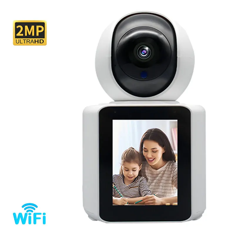 WIFI Voice Wake-up Motion Detection One-click Video Smart Video Call Camera Night Vision PTZ 360° Two-way Audio and Video Call