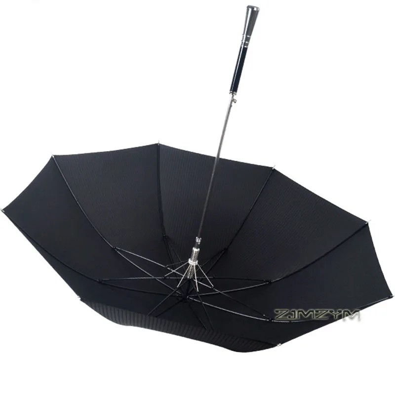 25 Inch Oversize Umbrella 110cm Canopy Windproof Straight Umbrella Water Repellent 50D/380T Fabric for Business Travel Outdoor