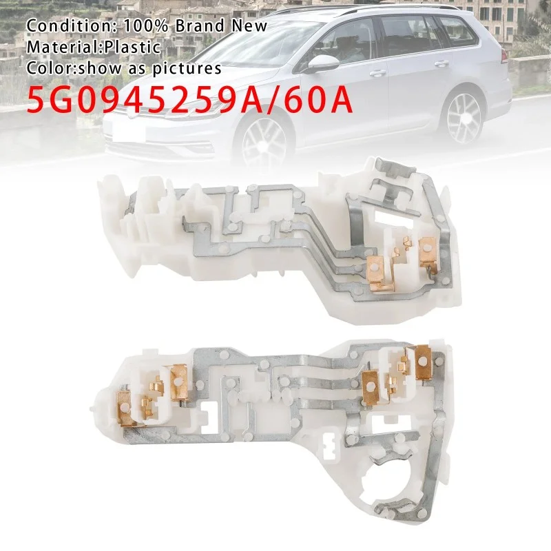 

2pcs Car Inner Tail Light Bulb Carrier Rear Lamp Bulb Holder OEM5G0945259A For VW GOLF MK7 2013-2017 RHD Car Accessories