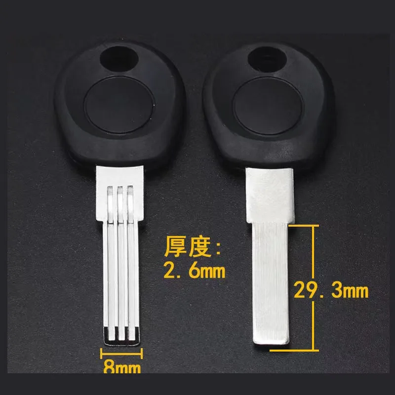 

20PC Adhesive Tablet Key Embryo, Yangguang Board Double Row Perforated Anti-theft Door Key Embryo