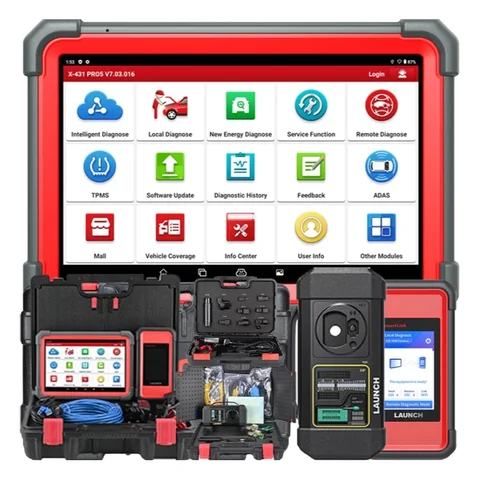 Launch Pro5 Diagnostic Tool X-PROG3 & HD Software Key Programming & Trucks Tool Set Car IMMO Immobilizer Scanner