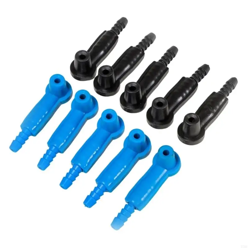 

77HF 10pcs Professional Brake Fluid Changer Connector Bleeder Exchange Adapter Brake Fluid Changer Bleeding Connector