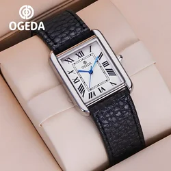 OGEDA 2025 New Fashion and Leisure Men\'s Quartz Watch Alloy Sports Waterproof 3Bar Mineral Glass Reloj Hombre Watch